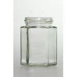 28 x 190ml Glass Jar - Hexaganol