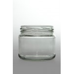 10 x 300ml Glass Jar - Round (Wide)